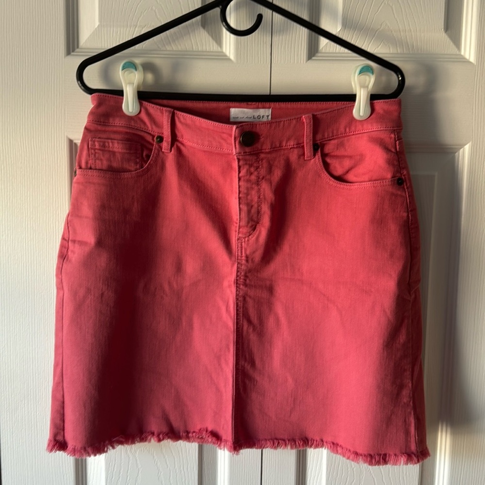 Loft Jean skirt